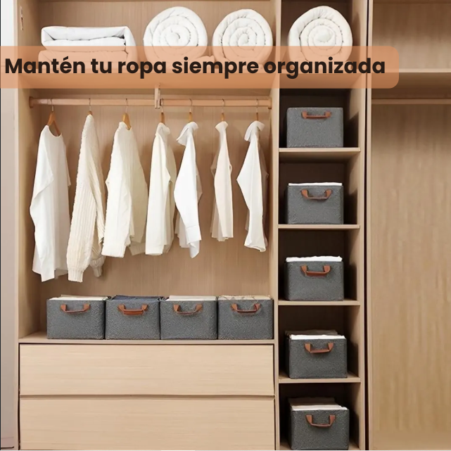 Organizador Plegable con Asas Dobles